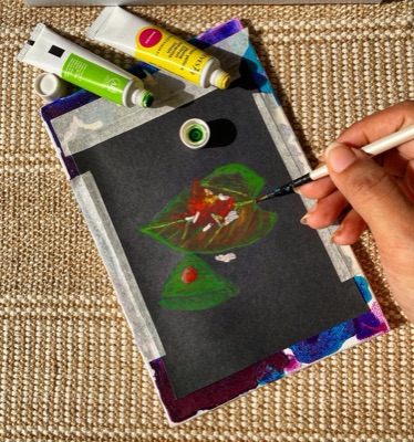 Miniature painting from the Life in Miniature series