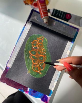 Miniature painting from the Life in Miniature series