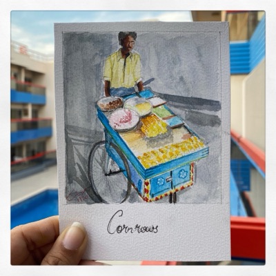 Miniature painting from the Life in Miniature series