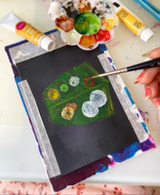 Miniature painting from the Life in Miniature series