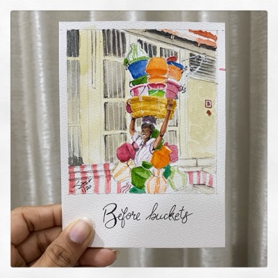 Miniature painting from the Life in Miniature series